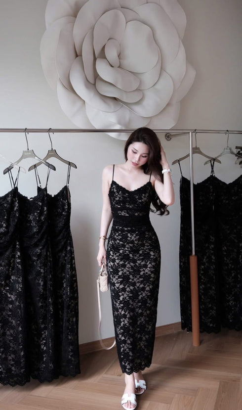 Body Hugging Lace Slim Fit Dress